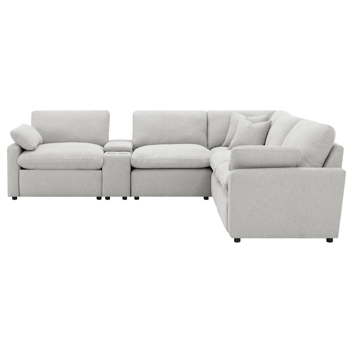 Collins Non Recling Sectionals - U&U Home Budget Furniture (Carteret, NJ)