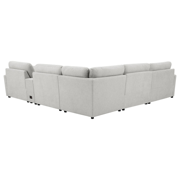 Collins Non Recling Sectionals - U&U Home Budget Furniture (Carteret, NJ)