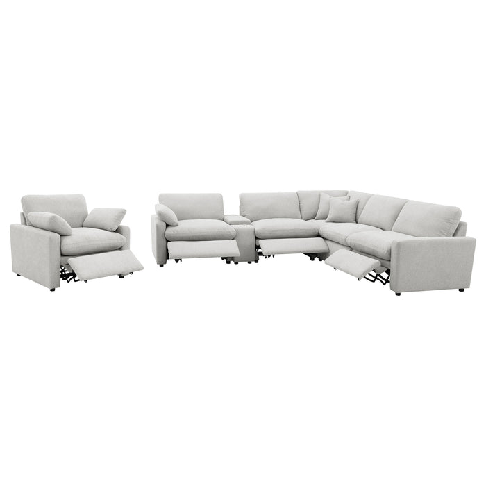 Collins Non Recling Sectionals - U&U Home Budget Furniture (Carteret, NJ)