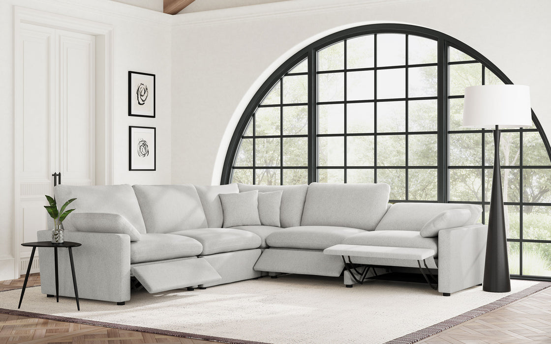 Collins Reclining Sectionals Upholstered - U&U Home Budget Furniture (Carteret, NJ)