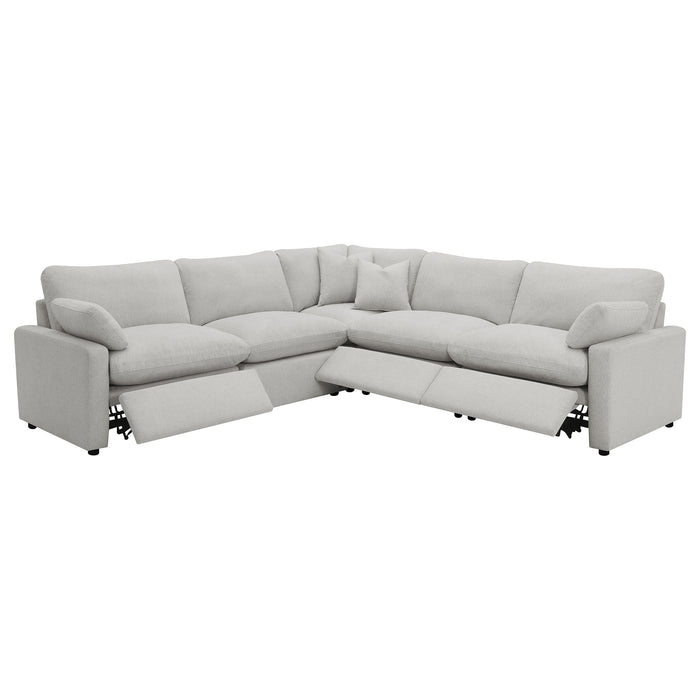 Collins Reclining Sectionals Upholstered - U&U Home Budget Furniture (Carteret, NJ)