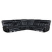 Hewitt Leather Upholstered Power Reclining Sectional Black - U&U Home Budget Furniture (Carteret, NJ)