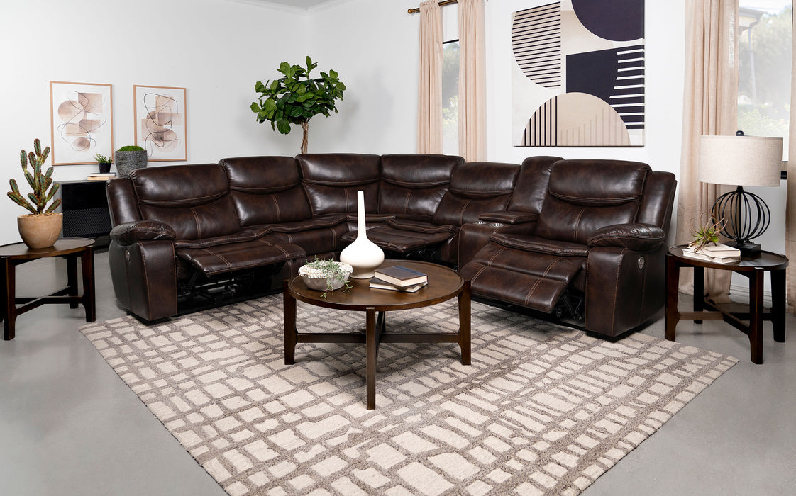 Sycamore Reclining Sectionals - U&U Home Budget Furniture (Carteret, NJ)