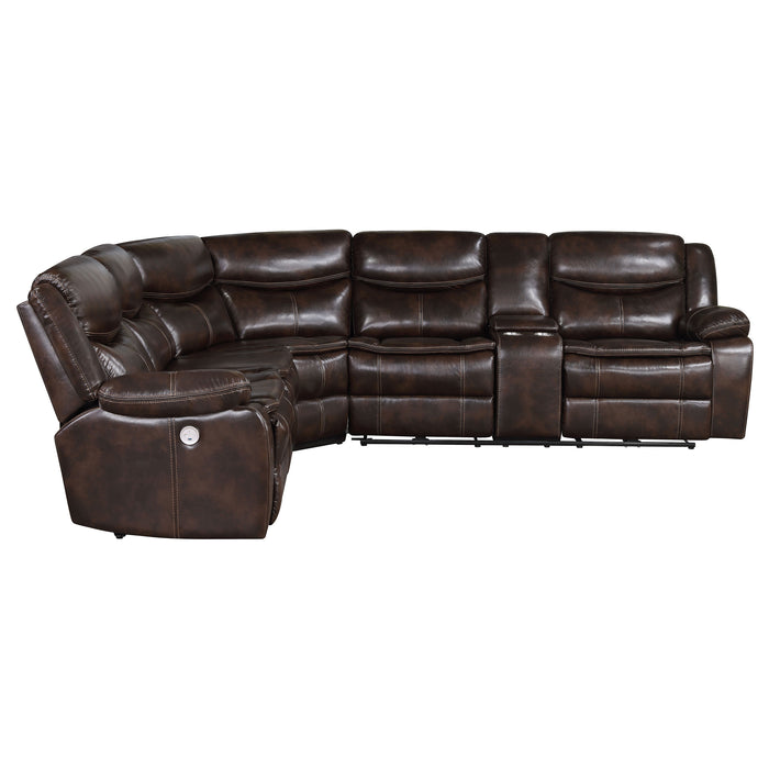 Sycamore Reclining Sectionals - U&U Home Budget Furniture (Carteret, NJ)