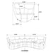 Sycamore Reclining Sectionals - U&U Home Budget Furniture (Carteret, NJ)