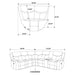 Sycamore Reclining Sectionals - U&U Home Budget Furniture (Carteret, NJ)