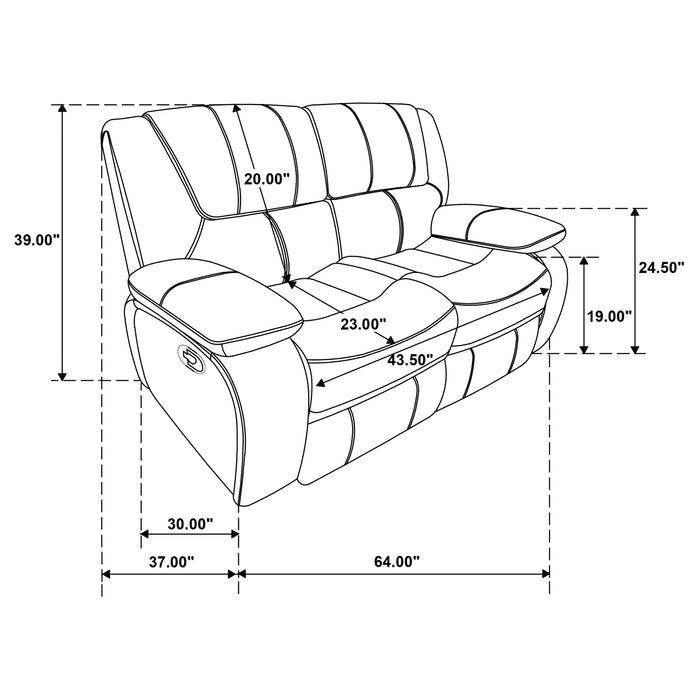 Camila Reclining Sets - U&U Home Budget Furniture (Carteret, NJ)