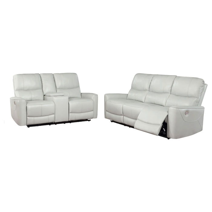Greenfield Power Reclining 2 Pc Set - U&U Home Budget Furniture (Carteret, NJ)