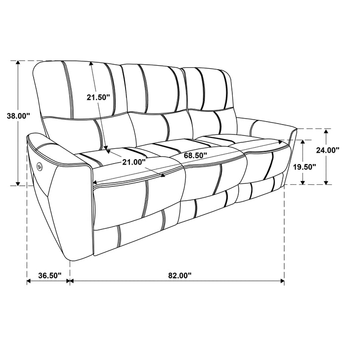 Greenfield Power Reclining 2 Pc Set - U&U Home Budget Furniture (Carteret, NJ)