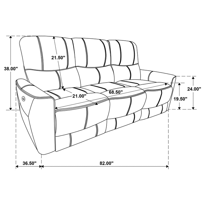 Greenfield Power Reclining 2 Pc Set - U&U Home Budget Furniture (Carteret, NJ)