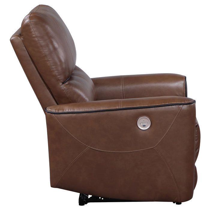 Greenfield Power Recliner - U&U Home Budget Furniture (Carteret, NJ)