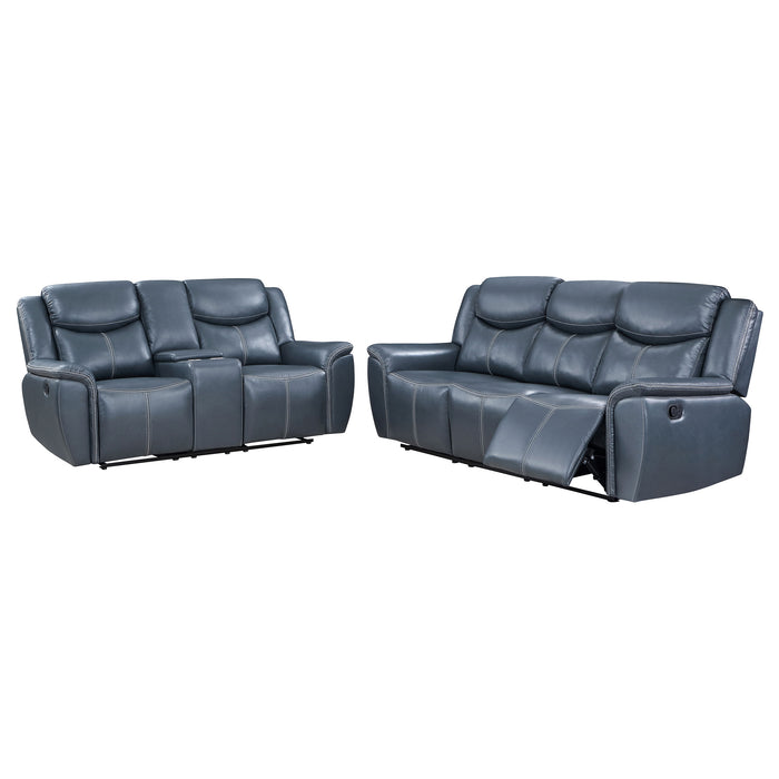 Sloane Reclining 2 Pc Set - U&U Home Budget Furniture (Carteret, NJ)