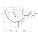 Sloane Reclining 3 Pc Set - U&U Home Budget Furniture (Carteret, NJ)