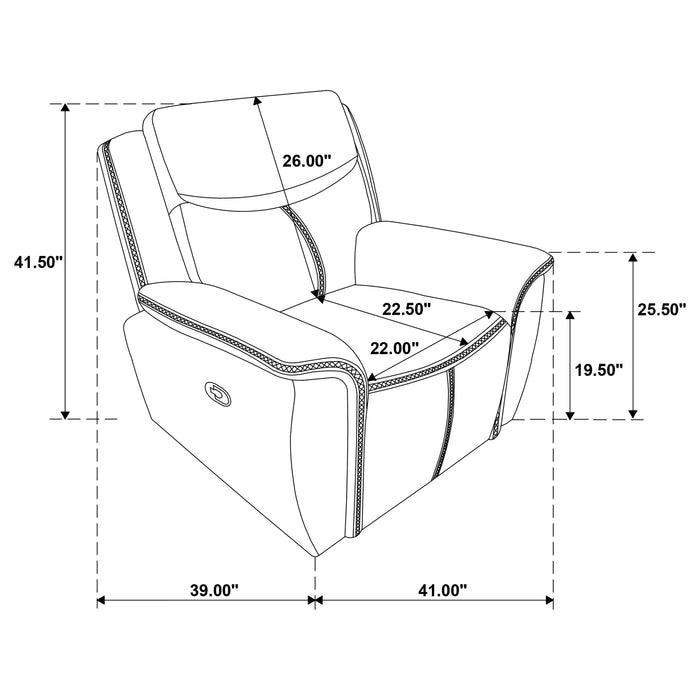 Sloane Reclining 3 Pc Set - U&U Home Budget Furniture (Carteret, NJ)
