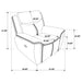 Sloane Reclining 3 Pc Set - U&U Home Budget Furniture (Carteret, NJ)