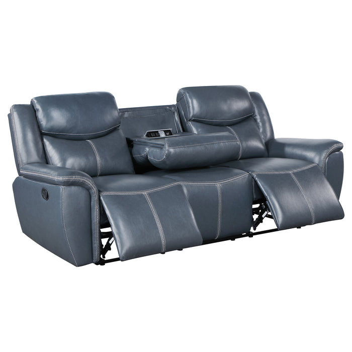 Sloane Reclining Sofa - U&U Home Budget Furniture (Carteret, NJ)