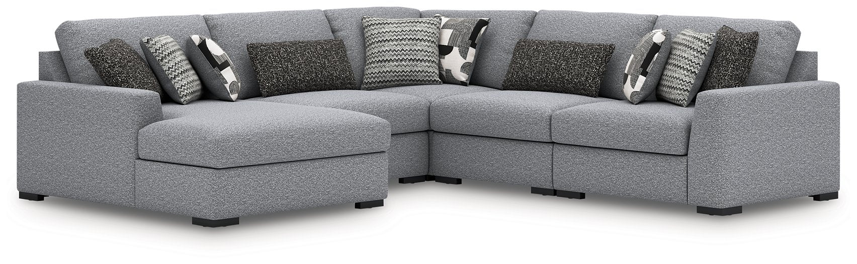 Bealton Sectional with Chaise - U&U Home Budget Furniture (Carteret, NJ)