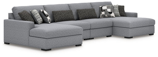 Bealton Sectional with Double Chaise - U&U Home Budget Furniture (Carteret, NJ)