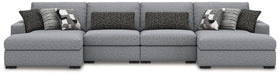 Bealton Sectional with Double Chaise - U&U Home Budget Furniture (Carteret, NJ)