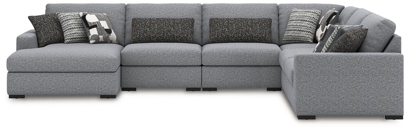 Bealton Sectional with Chaise - U&U Home Budget Furniture (Carteret, NJ)