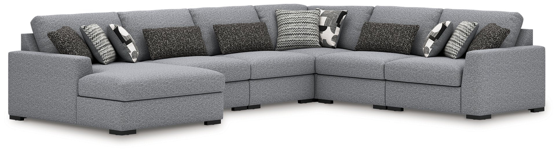 Bealton Sectional with Chaise - U&U Home Budget Furniture (Carteret, NJ)