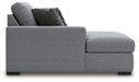 Bealton Sectional with Double Chaise - U&U Home Budget Furniture (Carteret, NJ)