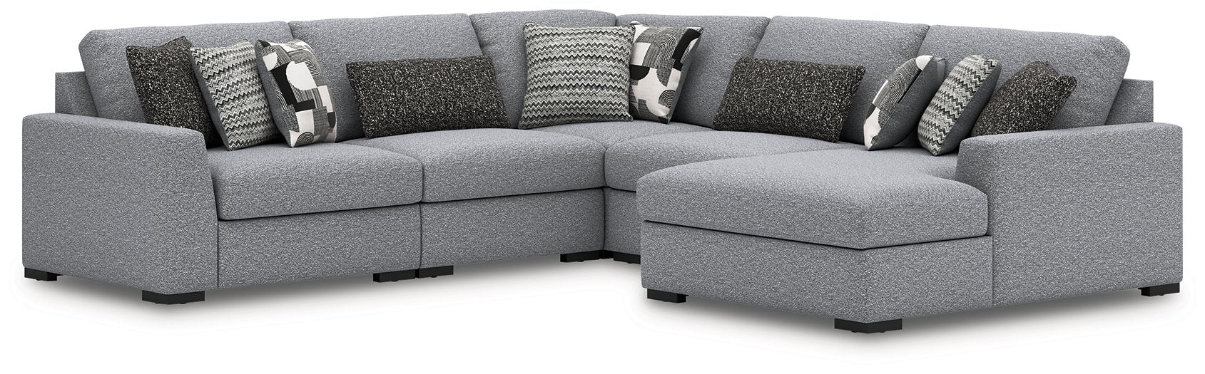 Bealton Sectional with Chaise - U&U Home Budget Furniture (Carteret, NJ)