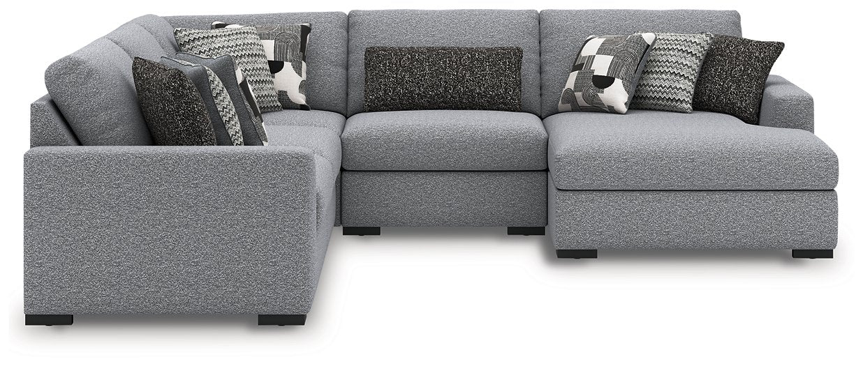 Bealton Sectional with Chaise - U&U Home Budget Furniture (Carteret, NJ)
