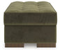 Caspian-Town Oversized Accent Ottoman - U&U Home Budget Furniture (Carteret, NJ)