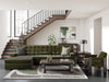 Caspian-Town Sectional with Chaise - U&U Home Budget Furniture (Carteret, NJ)