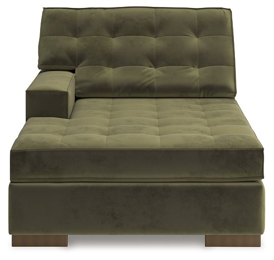 Caspian-Town Sectional with Chaise - U&U Home Budget Furniture (Carteret, NJ)