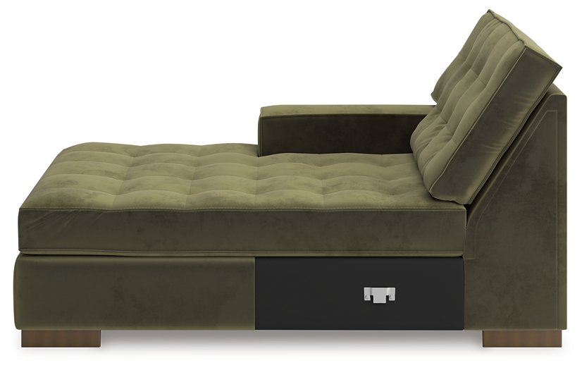 Caspian-Town Sectional with Chaise - U&U Home Budget Furniture (Carteret, NJ)