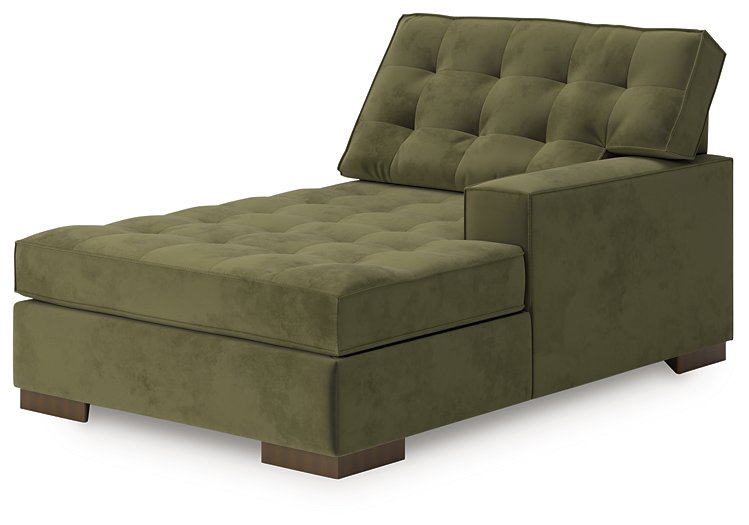 Caspian-Town Sectional with Chaise - U&U Home Budget Furniture (Carteret, NJ)