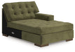 Caspian-Town Sectional with Chaise - U&U Home Budget Furniture (Carteret, NJ)