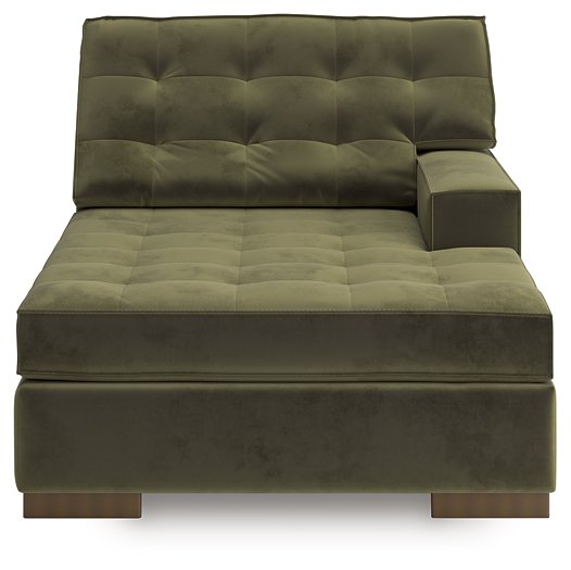 Caspian-Town Sectional with Chaise - U&U Home Budget Furniture (Carteret, NJ)