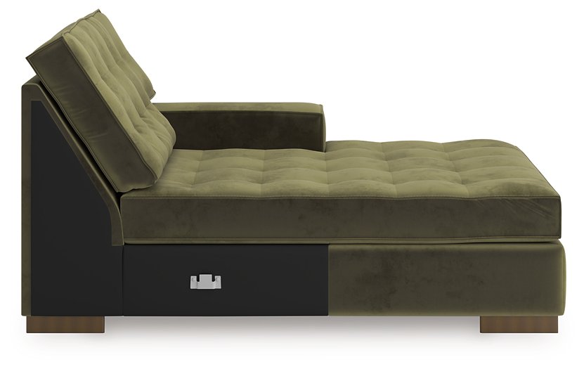 Caspian-Town Sectional with Chaise - U&U Home Budget Furniture (Carteret, NJ)