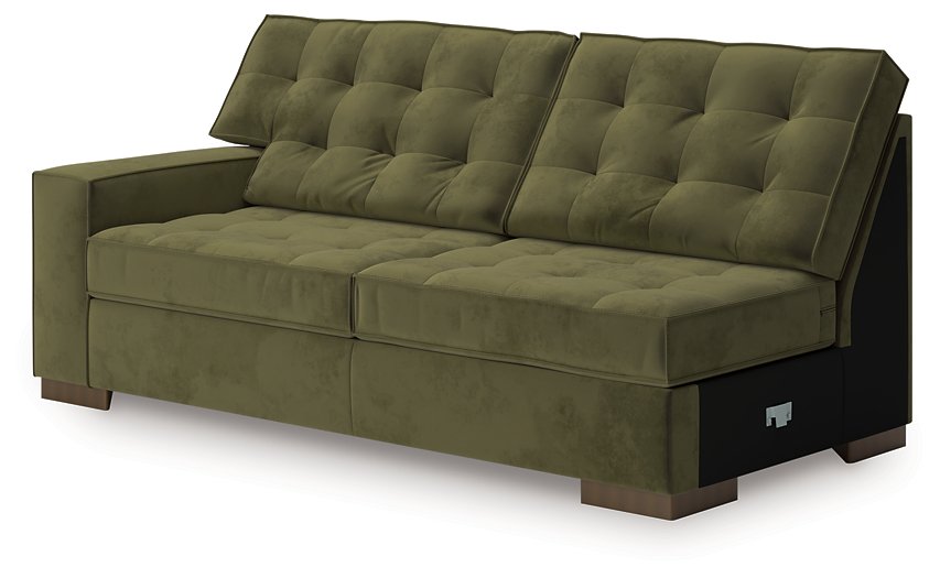 Caspian-Town Sectional with Chaise - U&U Home Budget Furniture (Carteret, NJ)