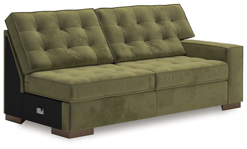 Caspian-Town Sectional with Chaise - U&U Home Budget Furniture (Carteret, NJ)