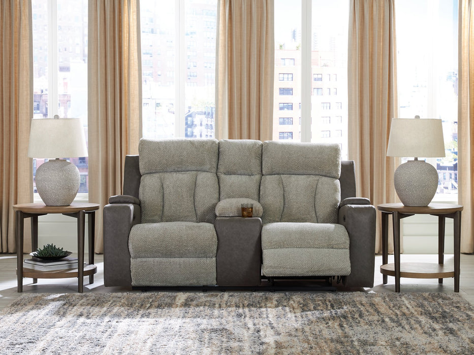 WhipLash Power Reclining Loveseat with Console - U&U Home Budget Furniture (Carteret, NJ)