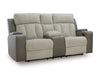 WhipLash Power Reclining Loveseat with Console - U&U Home Budget Furniture (Carteret, NJ)