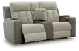 WhipLash Power Reclining Loveseat with Console - U&U Home Budget Furniture (Carteret, NJ)