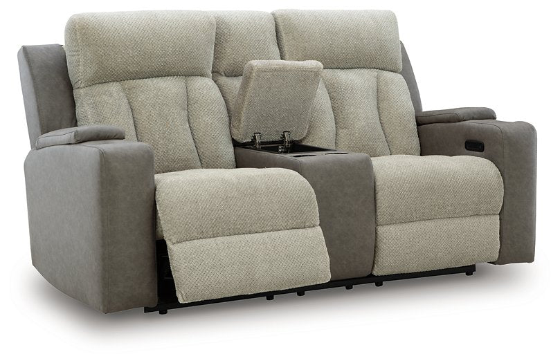 WhipLash Power Reclining Loveseat with Console - U&U Home Budget Furniture (Carteret, NJ)