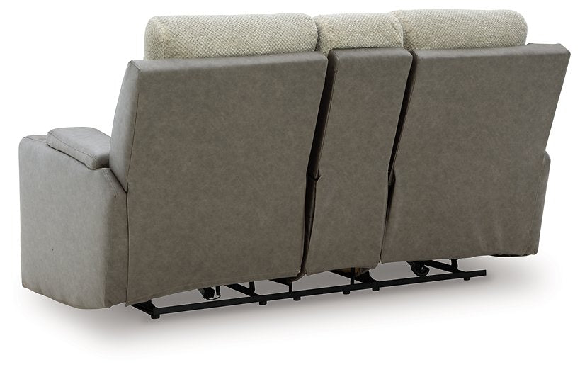 WhipLash Power Reclining Loveseat with Console - U&U Home Budget Furniture (Carteret, NJ)