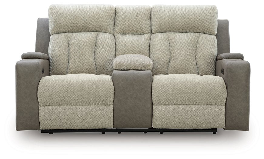 WhipLash Power Reclining Loveseat with Console - U&U Home Budget Furniture (Carteret, NJ)