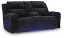 Forest Lake Power Reclining Loveseat with Console - U&U Home Budget Furniture (Carteret, NJ)