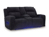 Forest Lake Power Reclining Loveseat with Console - U&U Home Budget Furniture (Carteret, NJ)