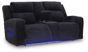 Forest Lake Power Reclining Loveseat with Console - U&U Home Budget Furniture (Carteret, NJ)