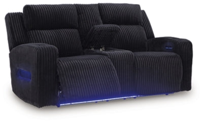 Forest Lake Power Reclining Loveseat with Console - U&U Home Budget Furniture (Carteret, NJ)