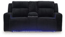 Forest Lake Power Reclining Loveseat with Console - U&U Home Budget Furniture (Carteret, NJ)