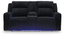 Forest Lake Power Reclining Loveseat with Console - U&U Home Budget Furniture (Carteret, NJ)